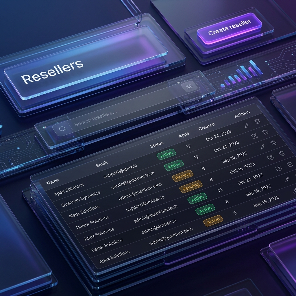 ZentryAuth Reseller Dashboard Real Perspective
